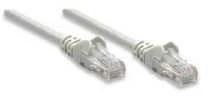 INTELLINET UTP LAN cable, patch, 0.5m, pilkas, SOHO 2xRJ45, 362214