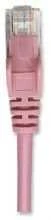 INTELLINET UTP LAN cable, patch, 0.5m, pink, 2xRJ45, 453059