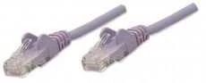 INTELLINET UTP LAN cable, patch, 0.5m, violetinė, 2xRJ45, 453448