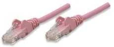INTELLINET UTP LAN cable, patch, 2.0m, pink, 2xRJ45, 453080