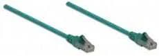 INTELLINET UTP LAN Cat6, cable, patch, 0.5m, žalias, 342469