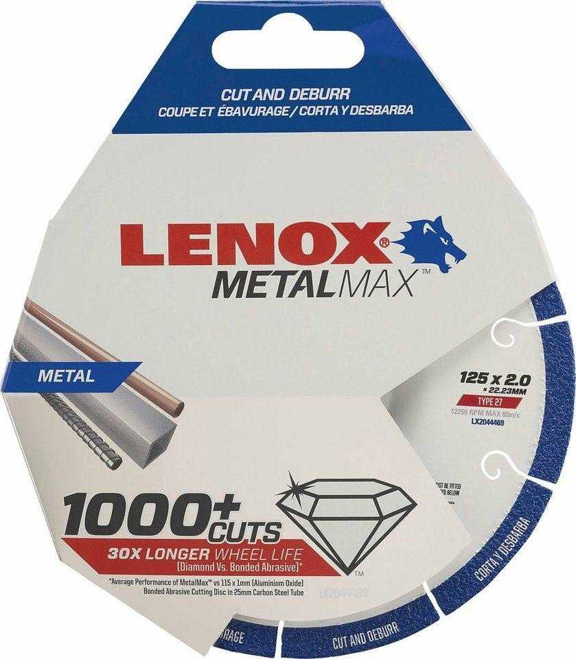 IRWIN MET SHIELD. 125 DIAM. 27 TIPO PJOVIMAS IR NUŠALINIMAS /LENOX