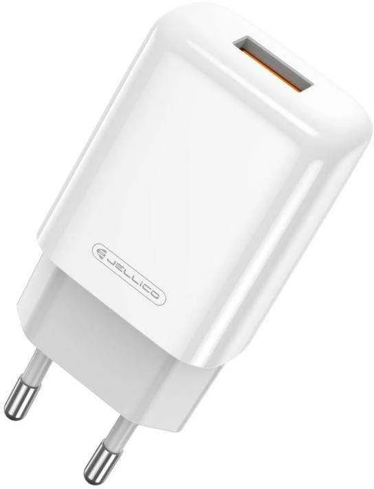 Įkroviklis Jellico EU01 2.4A USB-A baltas