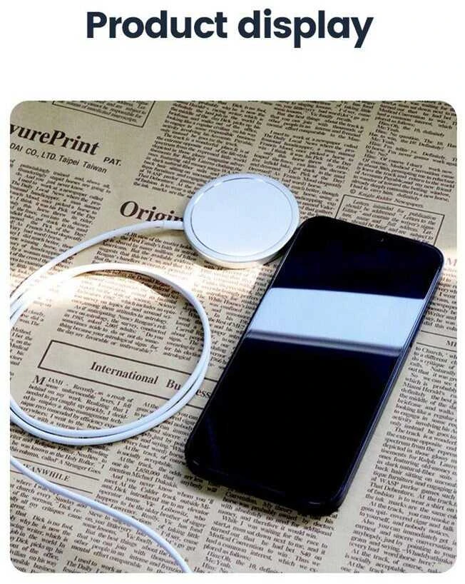 Ikaku JELLICO belaidis įkroviklis MagSafe W11 15W Baltas