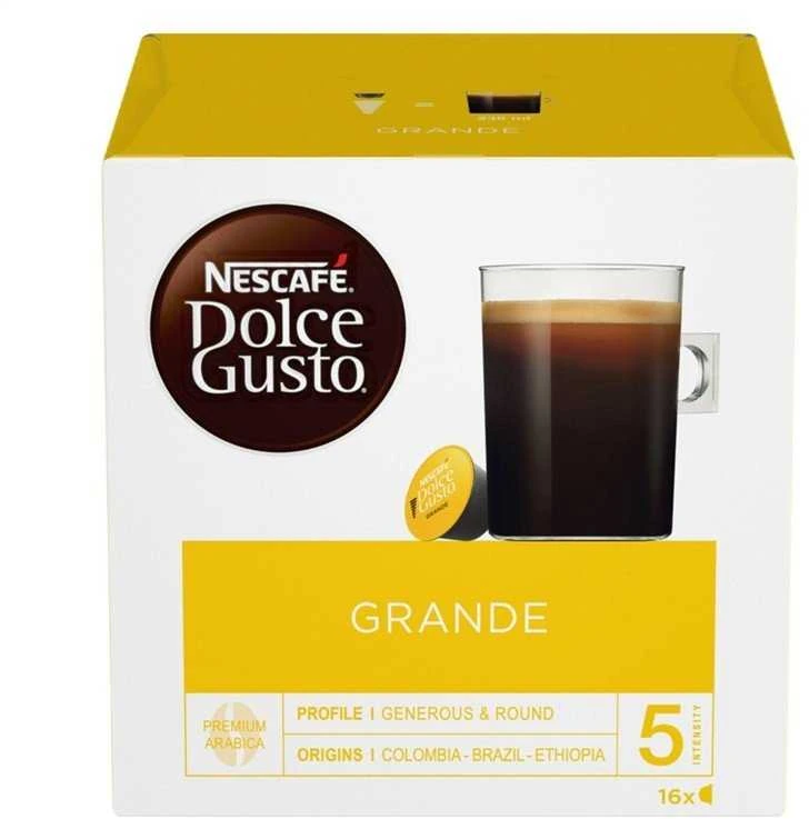 Kavos kapsulės NESCAFE DOLCE GUSTO GRANDE, 16 vnt.