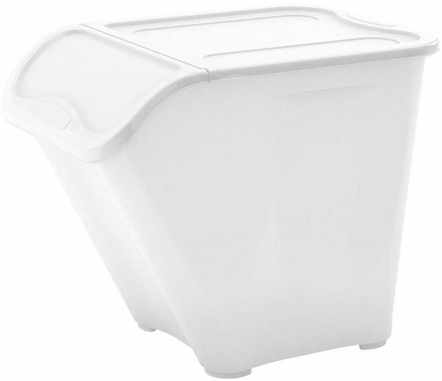 KETER KOSZ DO SEGREGACIJ ALL IN BOX XL 55L MLECZNO BALTA