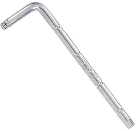 KING TONY KNOB 1/2" TIPO "L" 90° 300mm, pratęsimo rankena 4121 CHROME