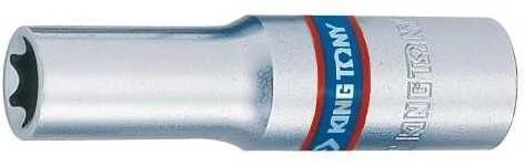 KING TONY NASADKA DŁUGA GWIAZDKOWA / TORX 3/8" E6 x 63mm CHROM