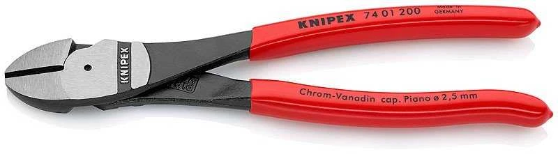 Didelės svertinės jėgos kirpimo replės KNIPEX 7401200