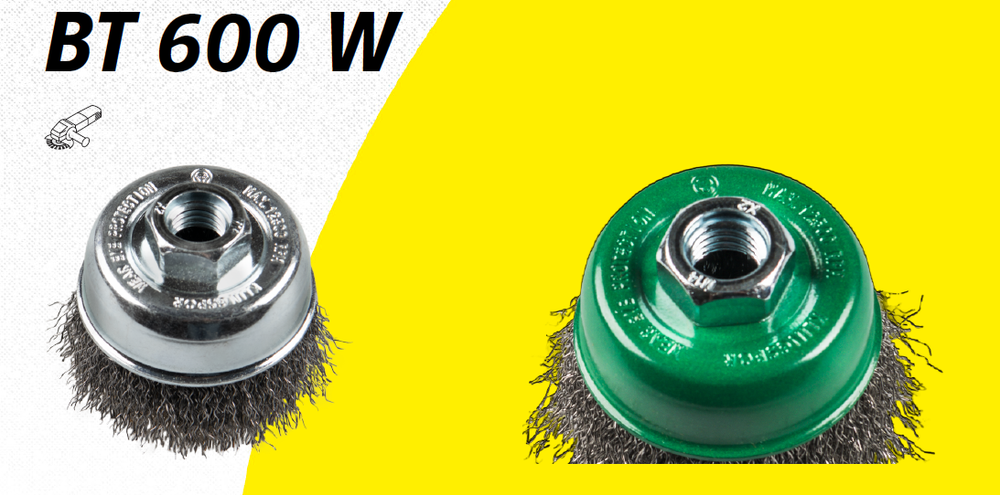 Klingspor K.SZCZOTKA GARNKOWA 65mm M14 BT600W DRUT FALISTY NIERDZEWNY