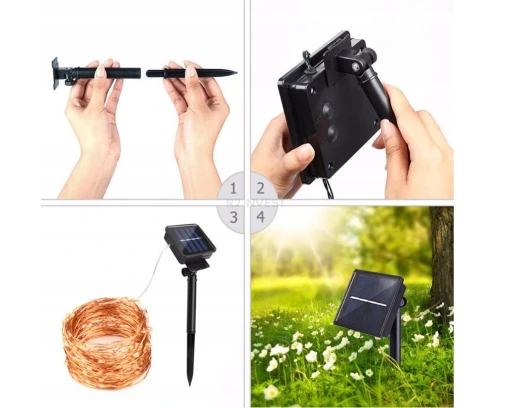Hama LED SOLAR LIGHT CHAIN 10M 100 PCS.