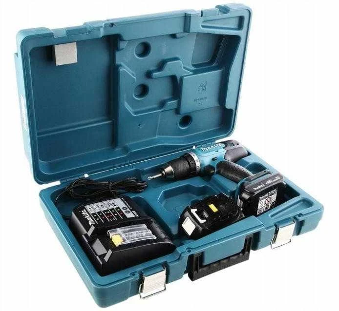Makita DDF453SYE Akumuliatorinis gręžtuvas, 18 V, 2x 1,5Ah Li-ion, 42/27 Nm, 1,7kg