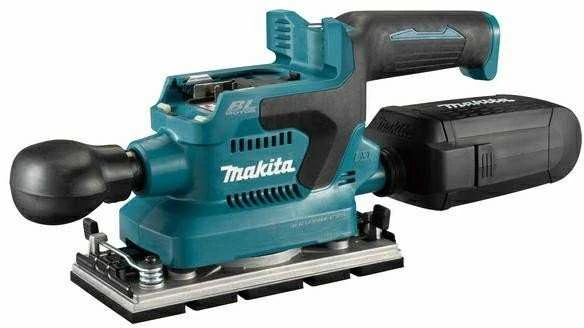 Makita DBO381ZU Akumuliatorinis vibracinis šlifuoklis 18V, 93X185mm, AWS (su AWS lustu), Be akumuliatorių ir kroviklio!