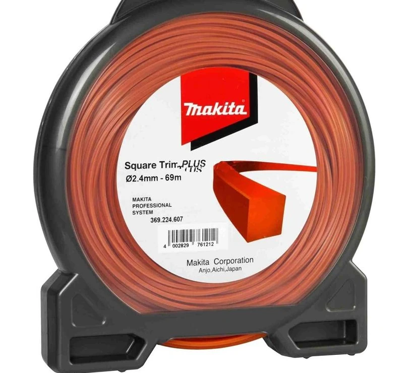 Makita Trimeriai 2,4mm/69m kvadratinis valas E-02814