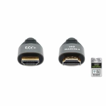 Intracom MANHATTAN 8K 60Hz sertifikuotas ypač didelės spartos HDMI laidas su eternetu 2 m