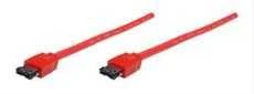 MANHATTAN External SATA Data Cable, eSATA, I-Type, Raudona, 1m, 374903