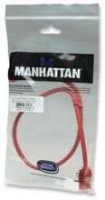 MANHATTAN HDD SATA L-type CABLE 1 DEVICE, 0.5m, red 305808
