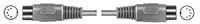 MANHATTAN, Keyboard extension cable 2 m AT, retractable, ICOC 06-CU