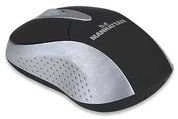 MANHATTAN MLX Wireless lazerinis Mini Pelė USB, Adjustable Three-Level Resolution, 3 Mygtukai su ratuku, 800/1600dpi, 177139