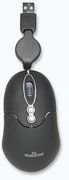 MANHATTAN MM1 mini pelė, retractable cable, USB, Five Mygtukai su ratuku, 800 dpi, 176835