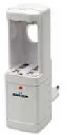 MANHATTAN Overnight Baterija Charger Holds Up to Four Batteries. For AA/AAA batterys. 438773