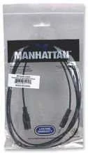 MANHATTAN Stereo extension cable, 3.5mm stereo jack/3.5mm stereo socket, 311717, 311724, ICOC 018-CU-25