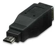 MANHATTAN USB adapter B Female / Micro-B Male, Juodas, 308694