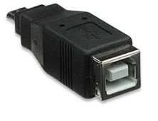 MANHATTAN USB adapter B Female / Micro-B Male, Juodas, 308694