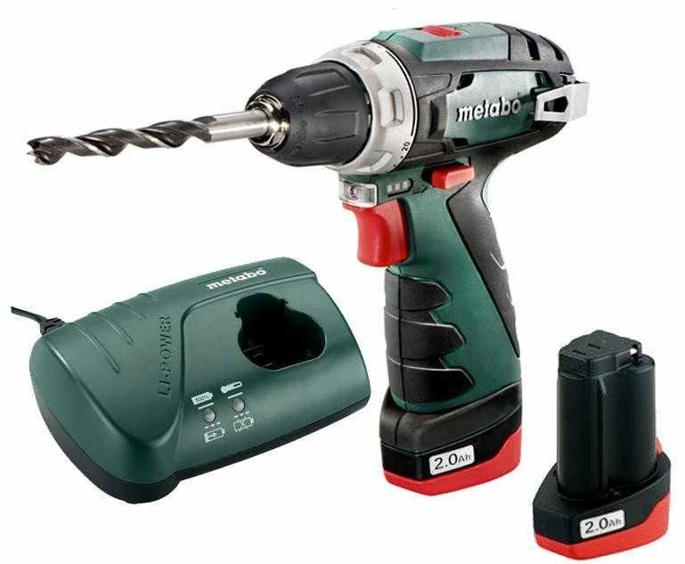 Metabo Akumuliatorinis suktuvas/gręžtuvas PowerMaxx BS Basic 2x2,0Ah, CT