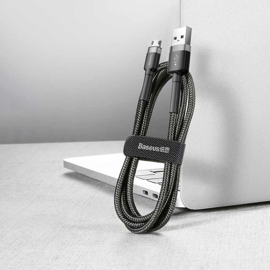 Baseus USB micro kab. Cafule CAMKLF-BG1 Juodas
