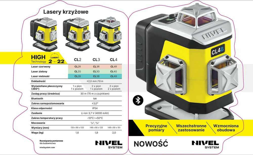 NIVEL SYSTEM CROSS LASER CL3G