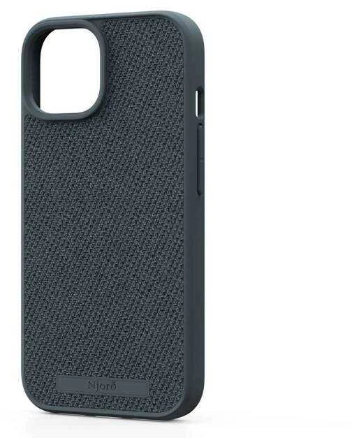 Dėklas Njord Fabric MagSafe Cover Apple iPhone 15 Pro Max, tamsios pilkos