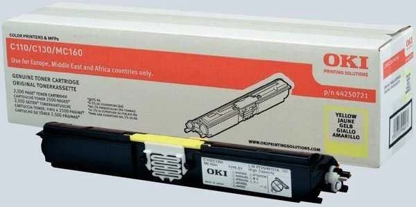 OKI C831 C841 dažų kasetė geltona standartinė talpa 10 000 puslapių 1 pakuotė Geltona toner C831/C841 series (10K)