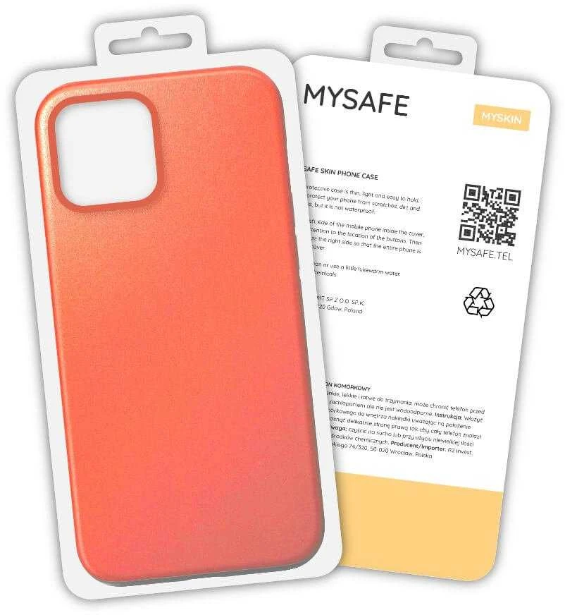 Dėklas Oranžinis MYSAFE CASE SKIN IPHONE 12 PRO MAX Oranžinis BOX