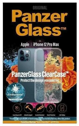 Panzer Glass PanzerGlass ClearCase iPhone 12 Pro Max 6,7" antibakterinis skaidrus