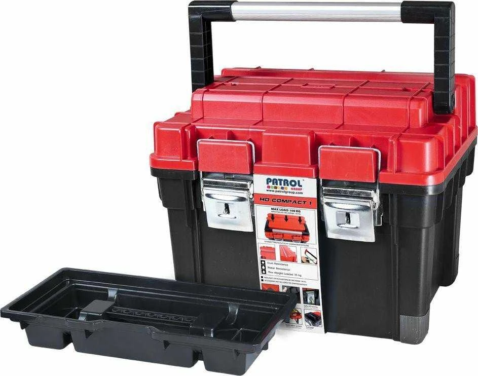 PATROL BOX HD COMPACT 1 Raudonas, 48x35x35cm