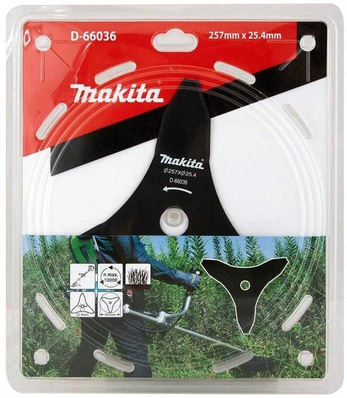 Makita 3-ašmenų krūmapjovės peilis, 257x25,4MM D-66036