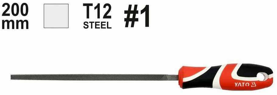Yato PILNIK DO METALU 200mm 1 KWADRAT