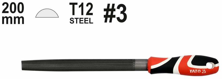 Yato METALINĖ DIDĖLĖ 200mm 3 PUSAPVALIS