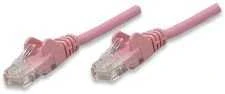 Rožinė INTELLINET Network Cable, Cat5e, UTP RJ-45 Male / RJ-45 Male, 1.0m, Rožinė, 453066