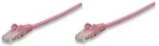 Rožinė INTELLINET Network Cable, Cat6, UTP RJ-45 Male / RJ-45 Male, 1.0 m, Rožinė, 392761