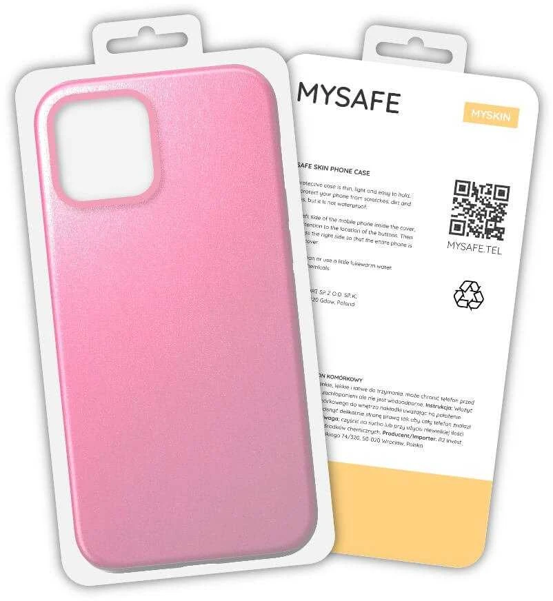 Dėklas Rožinė MYSAFE CASE SKIN IPHONE 12 PRO MAX LIGHT Rožinis BOX