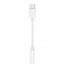 Oem PTC Adapteris HF/audio Type-C - Jack 3,5mm Baltas