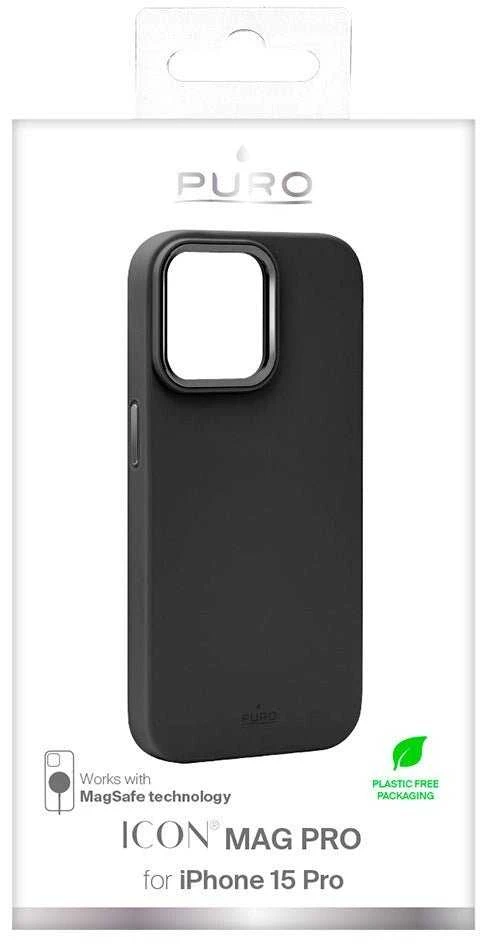 SBS Dėklas PURO iPhone 15 Pro / PUIPC15P61ICONMPBLK