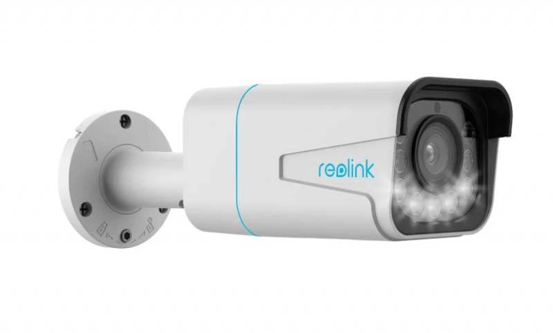 Reolink | 4K išmanioji PoE kamera su prožektoriumi ir spalvotu naktiniu matymu | RLC-811A | Kulka | 5 MP | Varifocal | Maitinimas per Ethernet (PoE) | IP66 | H.265 | „MicroSD“ (maks. 256 GB) | Baltas