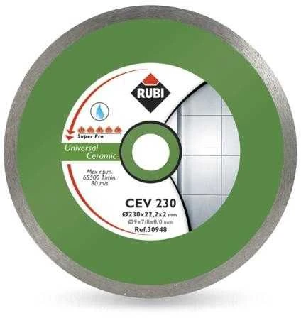 Deimantinis diskas stiklui ir keramikai Rubi CEV PRO; 180 mm