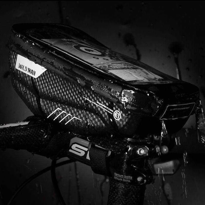 SAKWA WILDMAN HARDPOUCH BIKE MOUNT S Juodas