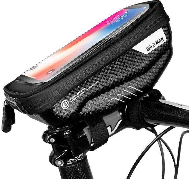 SAKWA WILDMAN HARDPOUCH BIKE MOUNT S Juodas