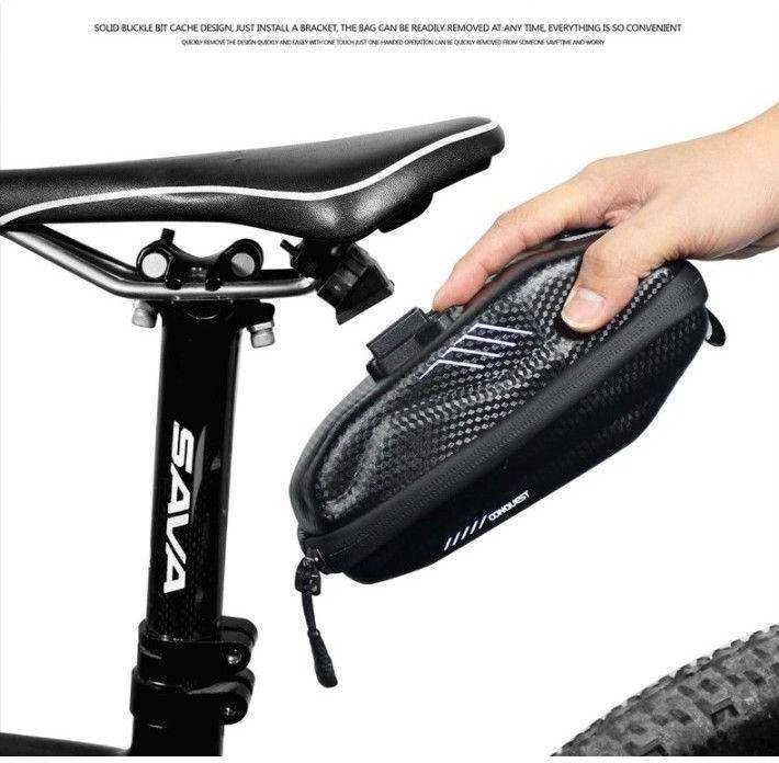 SAKWA WILDMAN HARDPOUCH BIKE MOUNT XS Juodas