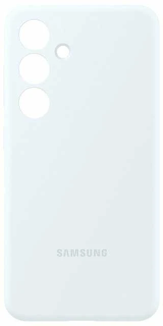Dėklas Samsung Galaxy S24 silikoninis dangtelis Baltas
